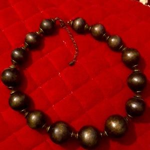 Wooden Beaded Vintage Necklace